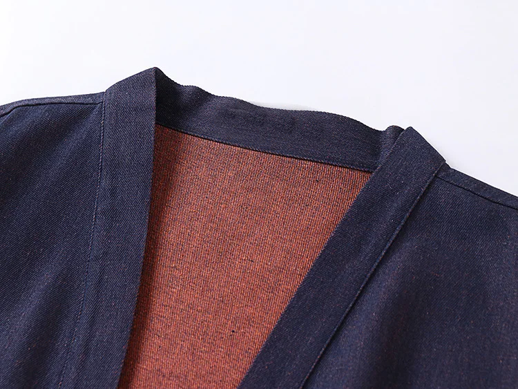 Veste Kimono Homme Décontracté en Jean – Image 4